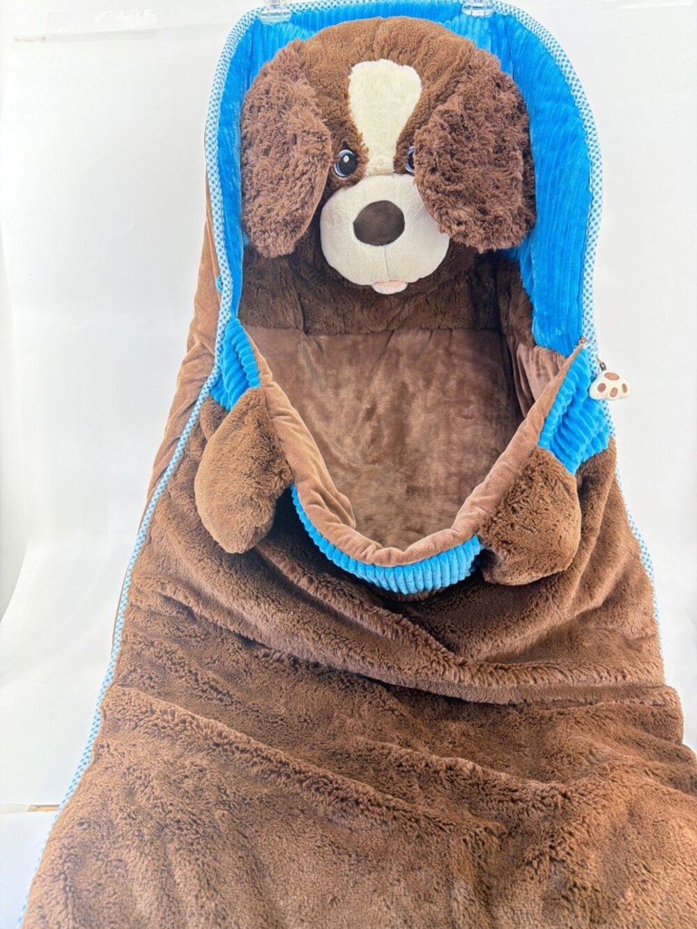 Hugfun Animal Slumber Sleeping Bag Puppy Doggie Plush Sleeping Bag 66"x28"